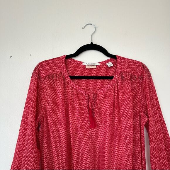 Scotch & Soda Tres Jolie Red Patterned Mini Dress - Picture 4 of 8